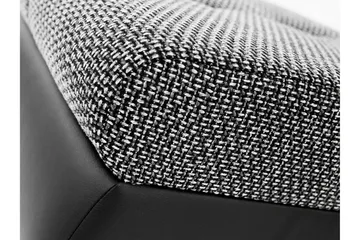 Cerys Fotpall 60 cm - Vit/Grå - Products - Möbler - Fåtölj & stolar - Pall & puff - Fotpallar