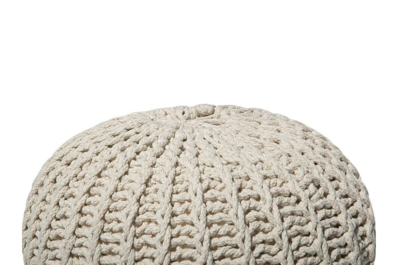 Conrad Ii Sittpuff 50 cm - Beige - Products - Möbler - Fåtölj & stolar - Pall & puff - Sittpuff