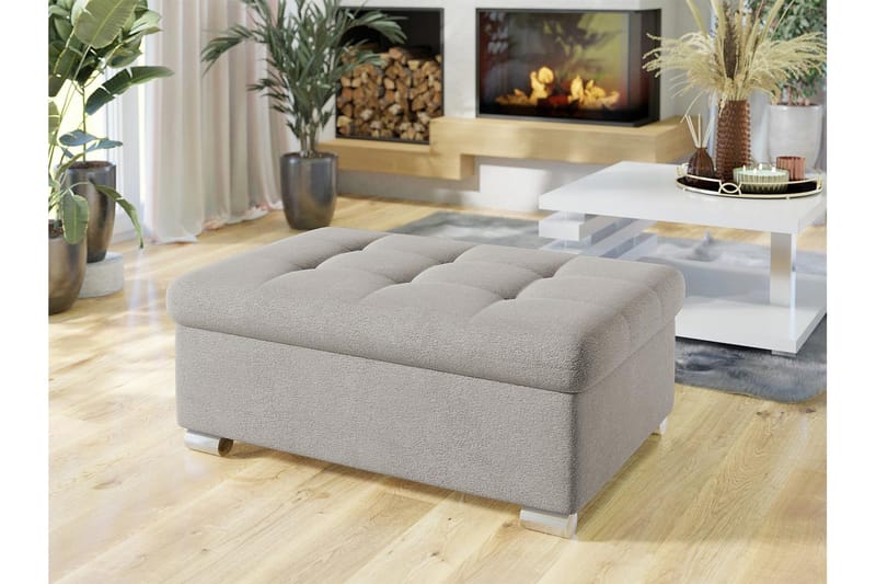 Dynir Fotpall 70 cm - Beige - Products - Möbler - Fåtölj & stolar - Pall & puff - Fotpallar