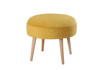 Graysen Sittpuff 40 cm - Gul - Products - Möbler - Fåtölj & stolar - Pall & puff - Sittpuff