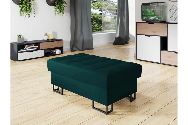 Kintore Fotpall 67 cm Dark green - Products - Möbler - Fåtölj & stolar - Pall & puff - Fotpallar