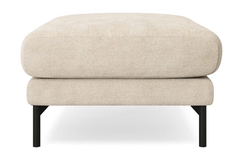 Menard Premium Fotpall i Chenille - Beige - Products - Möbler - Fåtölj & stolar - Pall & puff - Fotpallar