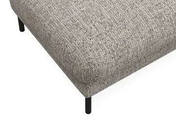 Menard Premium Fotpall i Chenille - Grå - Products - Möbler - Fåtölj & stolar - Pall & puff - Fotpallar