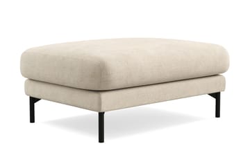 Menard Premium Fotpall i Chenille - Beige - Products - Möbler - Fåtölj & stolar - Pall & puff - Fotpallar