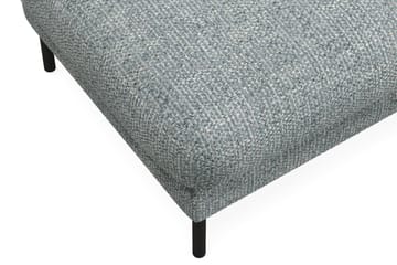 Menard Premium Fotpall i Chenille - Grå/Blå - Products - Möbler - Fåtölj & stolar - Pall & puff - Fotpallar