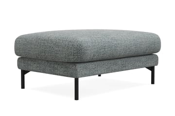 Menard Premium Fotpall i Chenille - Grå/Blå - Products - Möbler - Fåtölj & stolar - Pall & puff - Fotpallar