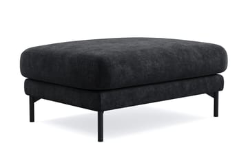 Menard Premium Fotpall i Chenille - Svartt - Products - Möbler - Fåtölj & stolar - Pall & puff - Fotpallar