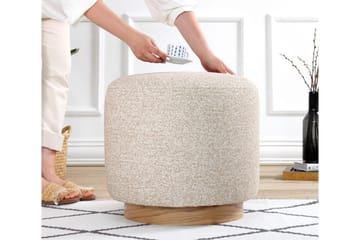 Namra Sittpuff 45 cm - Beige - Products - Möbler - Fåtölj & stolar - Pall & puff - Sittpuff