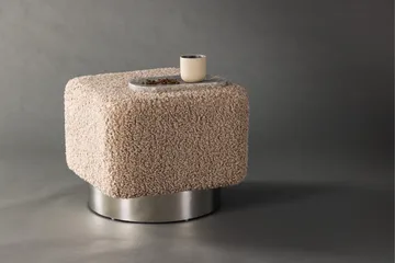 Newton Fotpall - Brun - Products - Möbler - Fåtölj & stolar - Pall & puff - Fotpallar