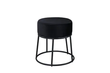 Petra Sittpuff - Svart - Products - Möbler - Fåtölj & stolar - Pall & puff - Sittpuff