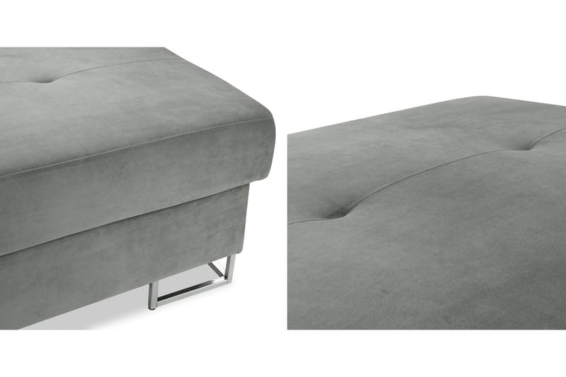 Reginia Fotpall 104 cm - Vit - Products - Möbler - Fåtölj & stolar - Pall & puff - Fotpallar