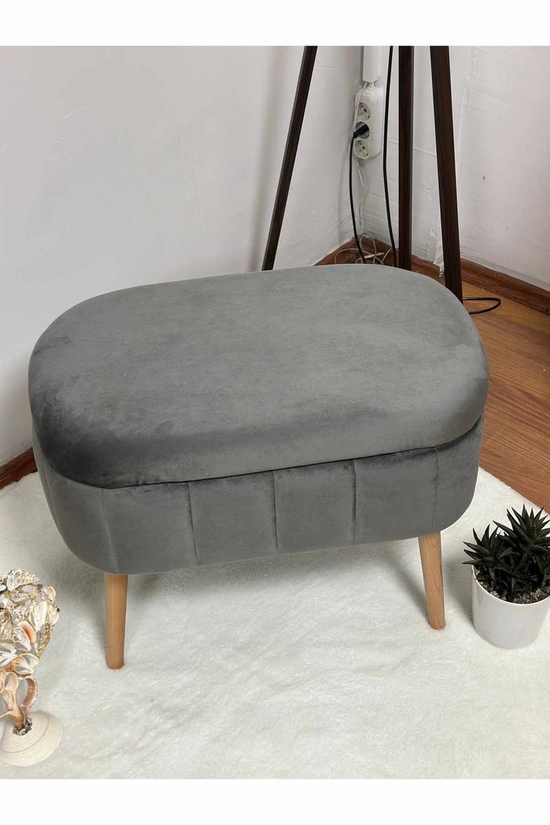 Heba Sittpuff med förvaring 60 cm - Products - Möbler - Fåtölj & stolar - Pall & puff - Sittpuff