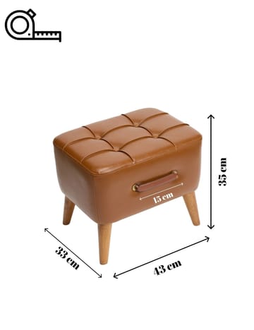 Lenira Sittpuff 43 cm - Products - Möbler - Fåtölj & stolar - Pall & puff - Sittpuff