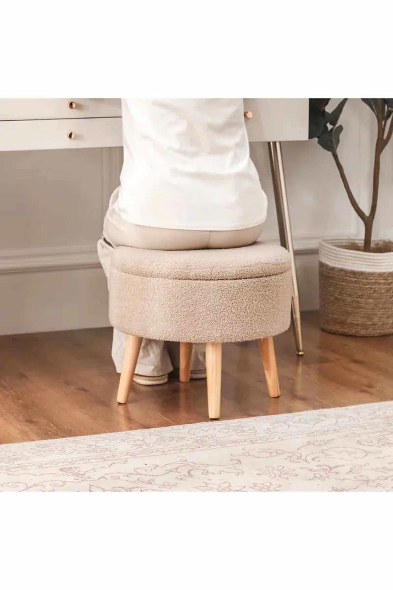 Retzow Sittpuff med förvaring 45 cm - Products - Möbler - Fåtölj & stolar - Pall & puff - Sittpuff