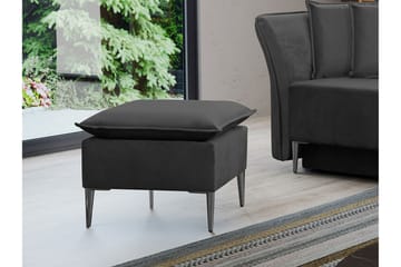 Staffin Fotpall 50 cm Black - Products - Möbler - Fåtölj & stolar - Pall & puff - Fotpallar