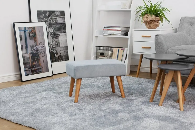 Takoma Fotpall 30|50 cm - Grå - Products - Möbler - Fåtölj & stolar - Pall & puff - Fotpallar