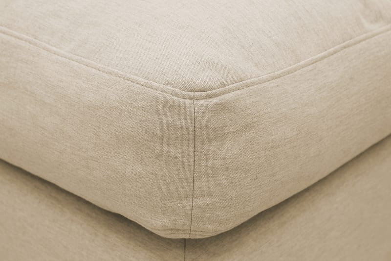Valencia Fotpall med avtagbar och tvättbar klädsel - Beige - Products - Möbler - Fåtölj & stolar - Pall & puff - Fotpallar
