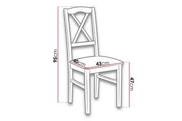 Patrickswell Matstol - Brun - Products - Möbler - Fåtölj & stolar - Matstol & köksstol