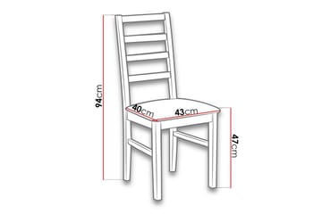 Patrickswell Matstol - Brun - Products - Möbler - Fåtölj & stolar - Matstol & köksstol