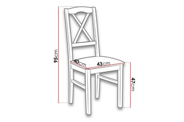Patrickswell Matstol - Brun - Products - Möbler - Fåtölj & stolar - Matstol & köksstol