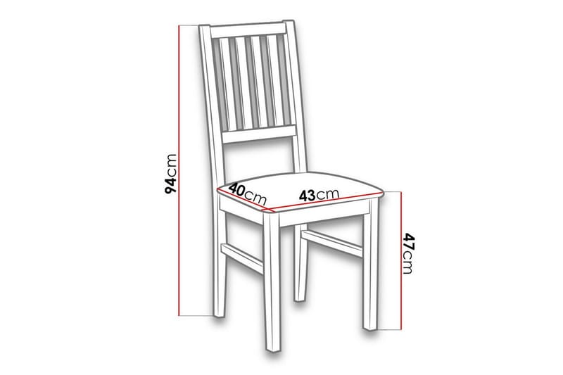 Patrickswell Matstol - Svart - Products - Möbler - Fåtölj & stolar - Matstol & köksstol