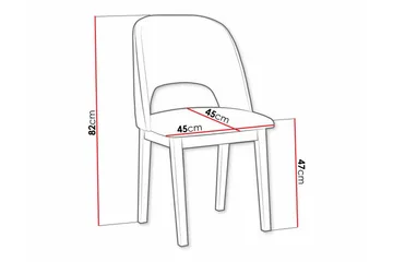Patrickswell Matstol - Vit - Products - Möbler - Fåtölj & stolar - Matstol & köksstol