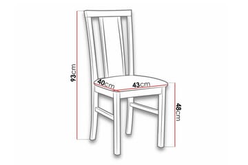 Roma Matstol Black/Wood - Products - Möbler - Fåtölj & stolar - Matstol & köksstol