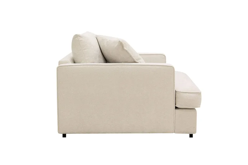 Rossita lyx Extra djup Fåtölj - Beige Chenille - Products - Möbler - Fåtölj & stolar - Fåtölj