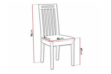 Rowden Matstol - Vit - Products - Möbler - Fåtölj & stolar - Matstol & köksstol