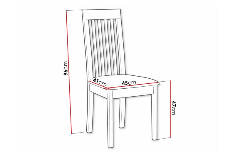 Rowden Matstol - Vit - Products - Möbler - Fåtölj & stolar - Matstol & köksstol