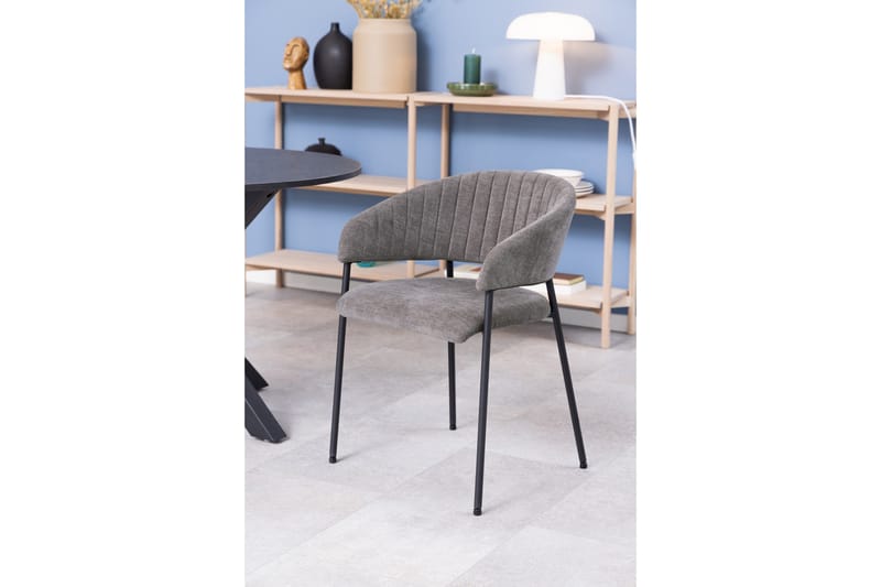 Sanno Karmstol - Grå - Products - Möbler - Fåtölj & stolar - Karmstol