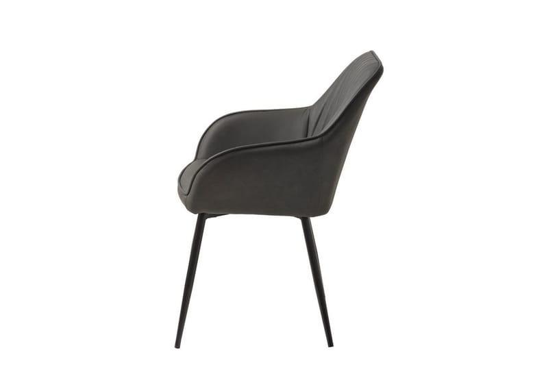 Sonal Matstol - Mörkgrå - Products - Möbler - Fåtölj & stolar - Karmstol