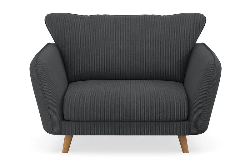 Trend Lyx Fåtölj - Mörkgrå Manchester - Products - Möbler - Fåtölj & stolar - Fåtölj