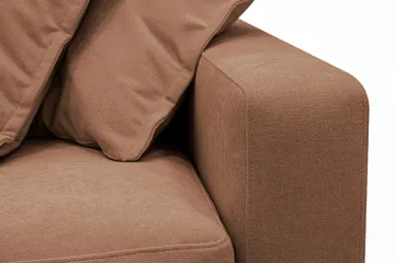 Valencia Extra Djup 5-sits Soffa med avtagbar och tvättbar klädsel - Rostbrun - Products - Möbler - Soffa