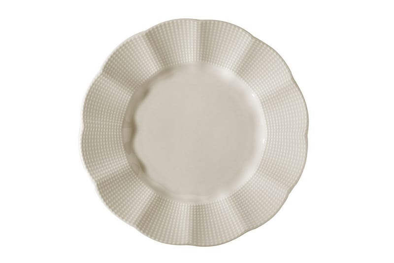 Adine Middagsservis 24 Delar Porslin - Creme - Products - Servering & matlagning - Porslin