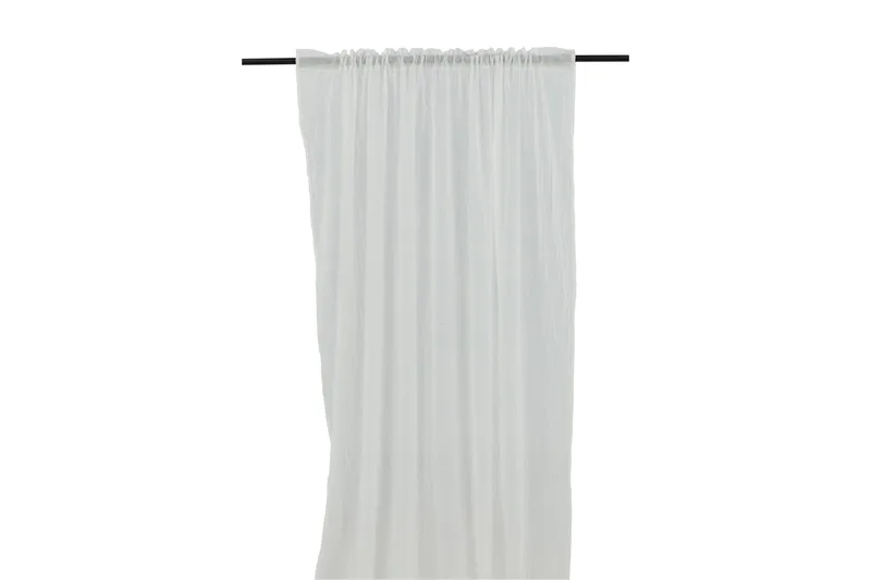 Elena Gardin 135x290 cm - Vit - Products - Textil & mattor - Gardiner - Gardinlängder - Kanallängd