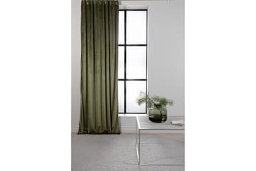 Mary Gardin 135x250 cm - Grön - Products - Textil & mattor - Gardiner - Gardinlängder - Kanallängd