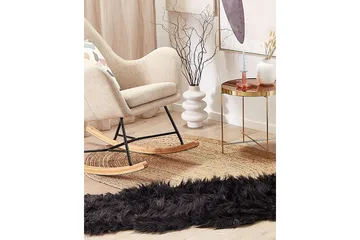 Mamungari Fårskinn 60x180 cm - Svart - Products - Textil & mattor - Matta - Fäll & skinnmatta - Fårskinn & lammskinn