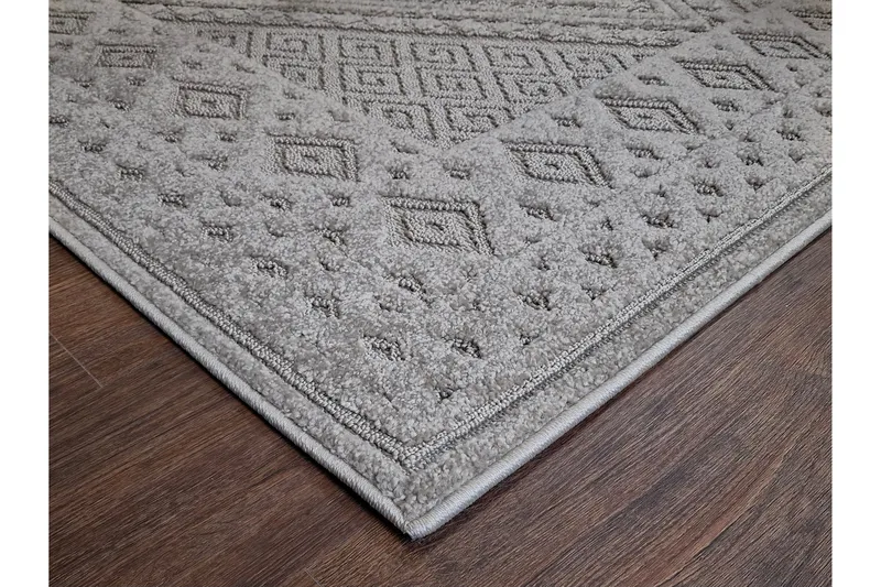 Hampton Flatvävd Matta 140x200 cm Rektangulär - Grå - Products - Textil & mattor - Matta - Flatvävd matta