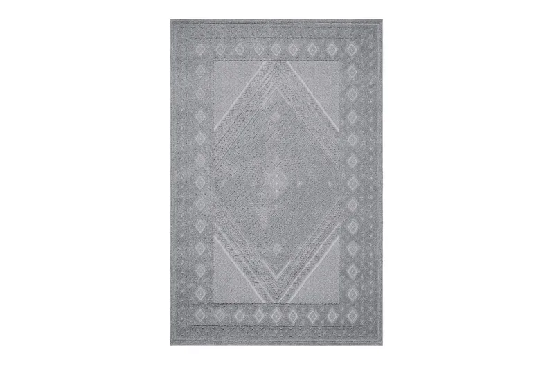 Hampton Flatvävd Matta 140x200 cm Rektangulär, Grå