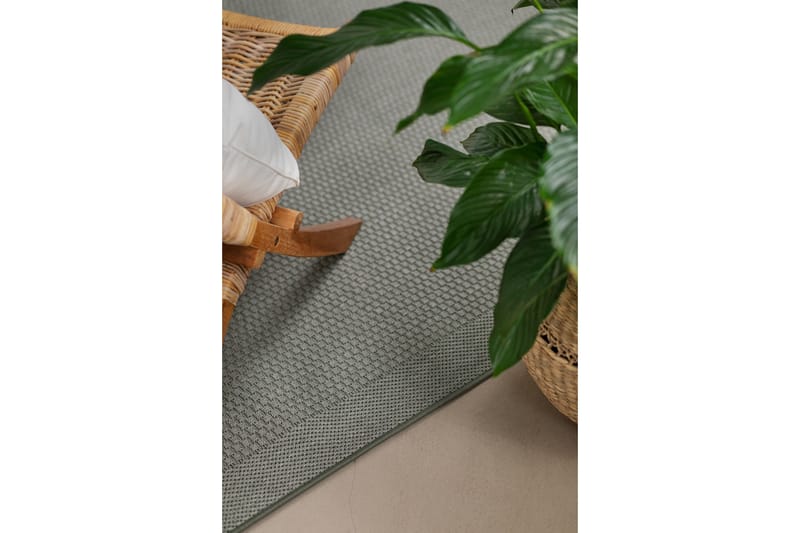 Miami Flatvävd Matta 133x190 cm - Grön - Products - Textil & mattor - Matta - Flatvävd matta