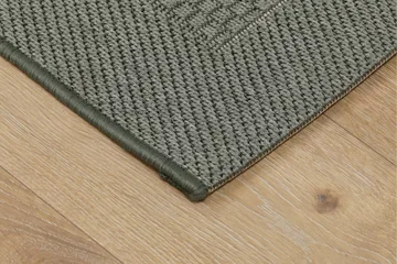 Miami Flatvävd Matta 80x200 cm - Grön - Products - Textil & mattor - Matta - Små mattor