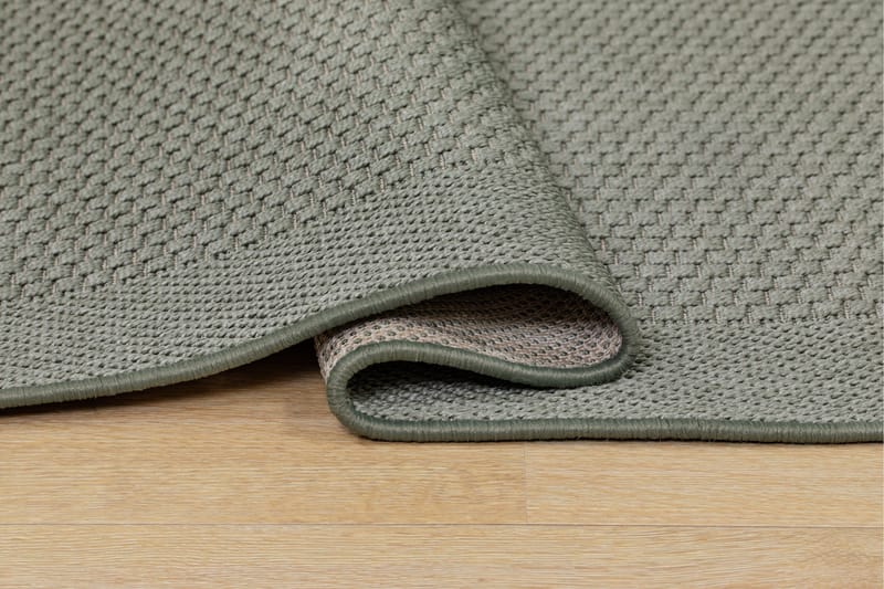 Miami Flatvävd Matta Fyrkantig 240x240 cm - Grön - Products - Textil & mattor - Matta - Små mattor