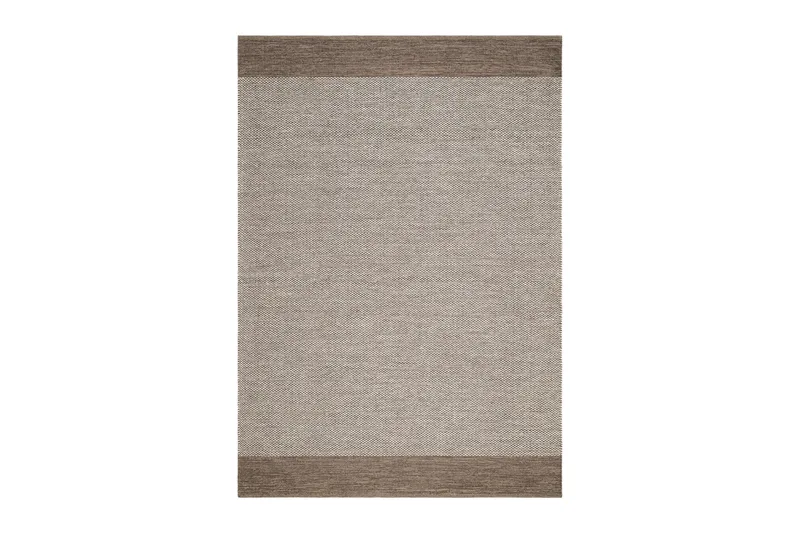 Alva Bomullsmatta 240x340 cm Rektangulär, Mörkbeige
