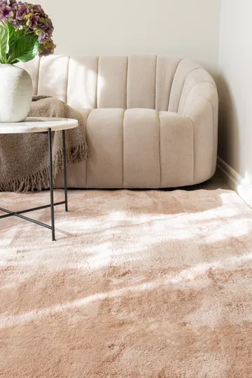 Cozy Ryamatta 133x190 cm Rektangulär - Rosa - Products - Textil & mattor - Matta - Modern matta - Ryamatta