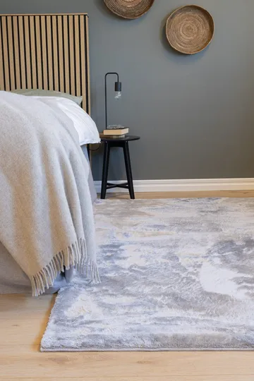 Cozy Ryamatta 200x290 cm Rektangulär - Silver - Products - Textil & mattor - Matta - Modern matta - Ryamatta