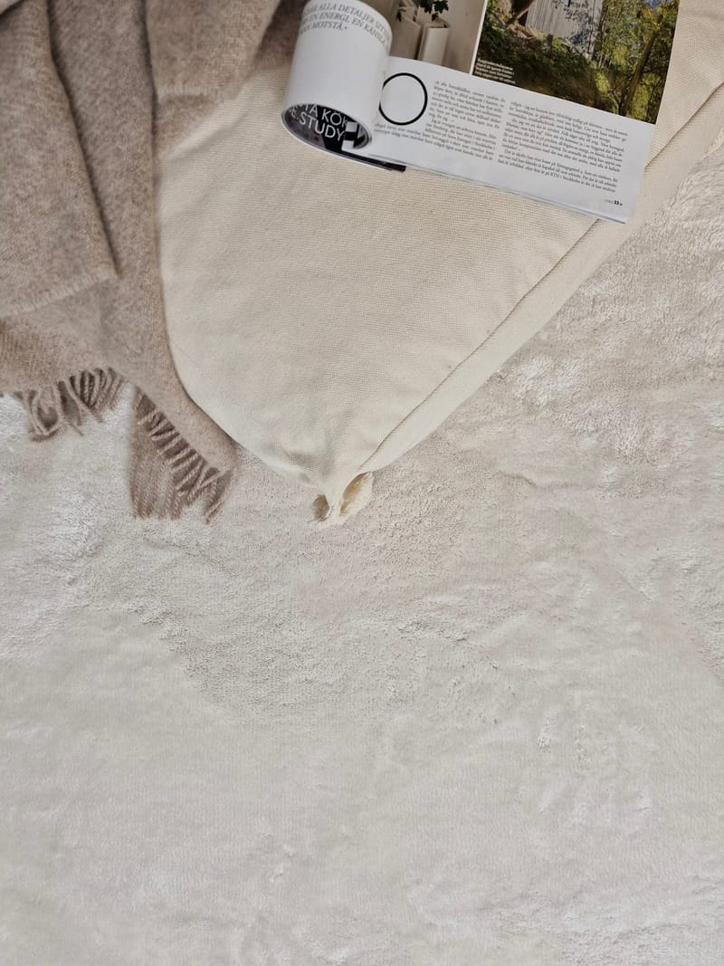 Cozy Ryamatta 200x290 cm Rektangulär - Vit - Products - Textil & mattor - Matta - Modern matta - Ryamatta