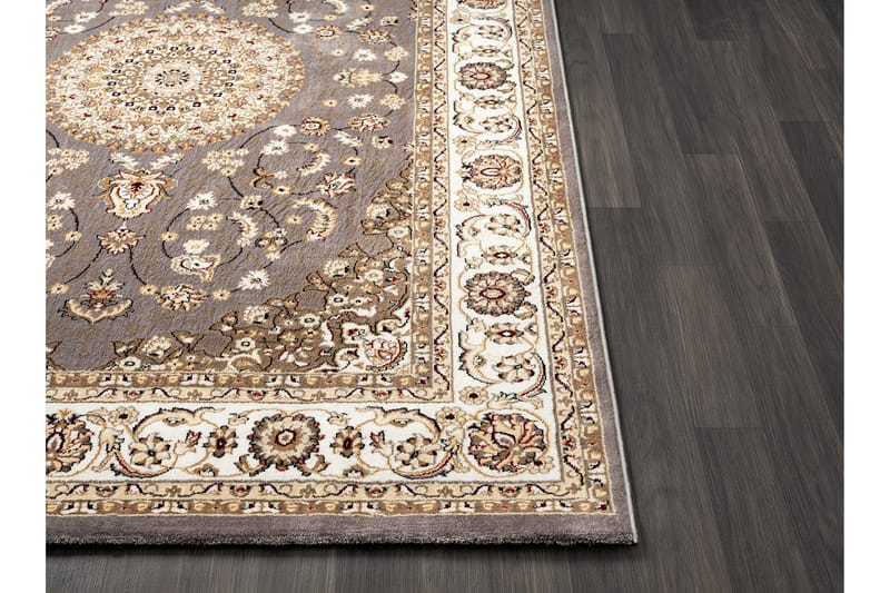 Dubai Medallion Wiltonmatta 80x150 cm - Grå - Products - Textil & mattor - Matta - Modern matta - Wiltonmatta