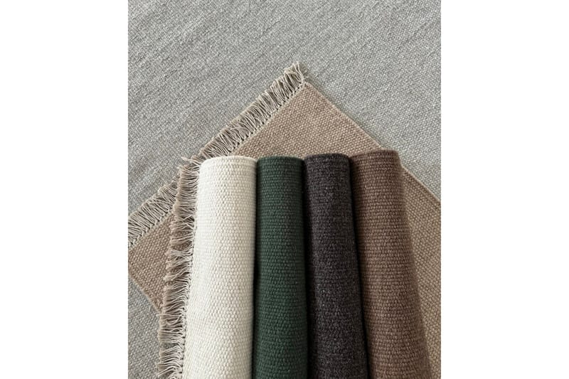 Eden Ullmatta 200x200 cm Kvadratisk - Creme - Products - Textil & mattor - Matta - Modern matta - Ullmatta