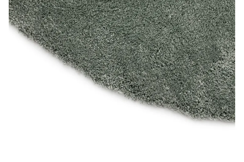 Feel Matta 120 Rund - Grön - Products - Textil & mattor - Matta - Modern matta - Ryamatta
